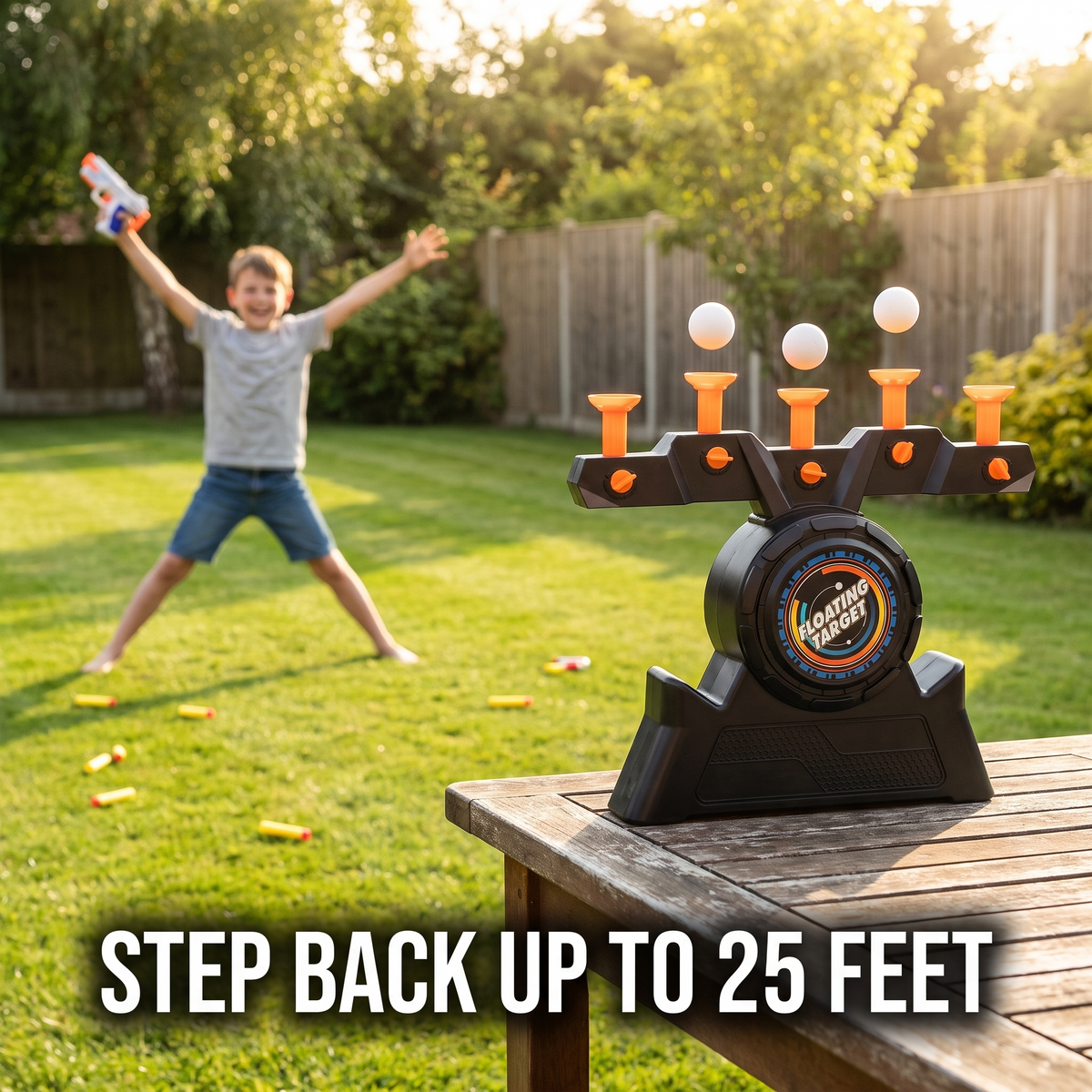 Five Up — The Hovering Target Game.